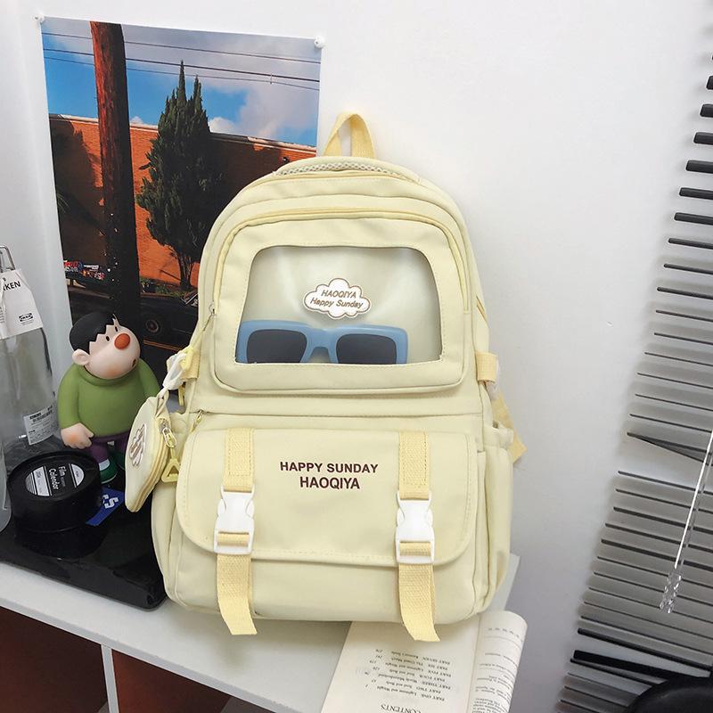 

Женский рюкзак Детский рюкзак для мальчика Дизайнерская сумка Рюкзаки для малышей Рюкзак Kawaii Школьная сумка Рюкзаки с героями мультфильмов one size жёлтый