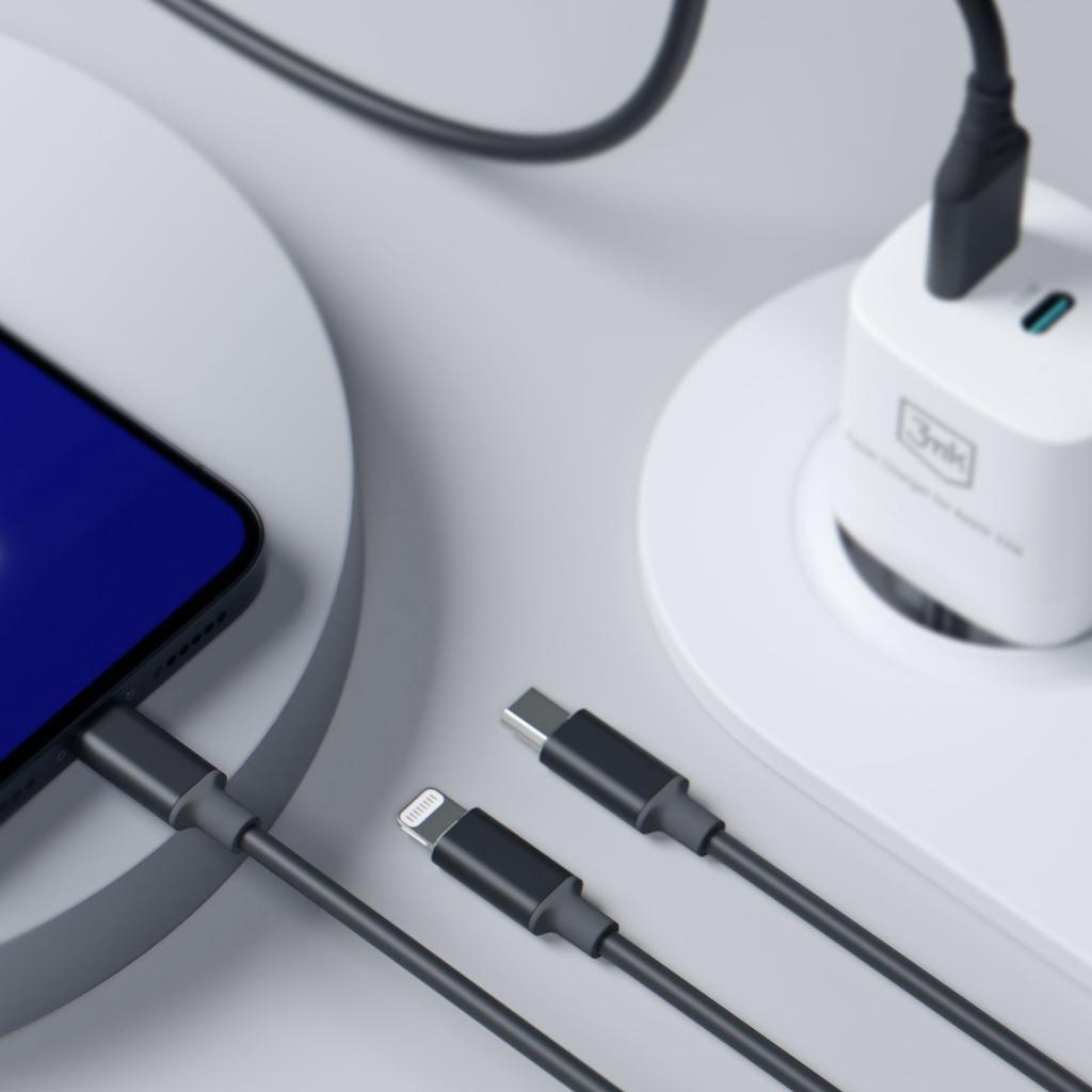 Accessories - 3Mk Hyper Cable 3In1 A/C To C/Micro/Lightning 1.5M Black