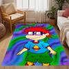 Rugrats: Playtime Chaos Themed Anti-Slip Rugs - Polyester Home Decor, Suitable for Bedrooms, Living Rooms, Doorways, Studios, and Decorations