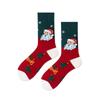 Men's Christmas Stocking Snowman Santa Claus Cartoon Ankle-length Socks for Both Men and Women, Suitable for Autumn and Winter.