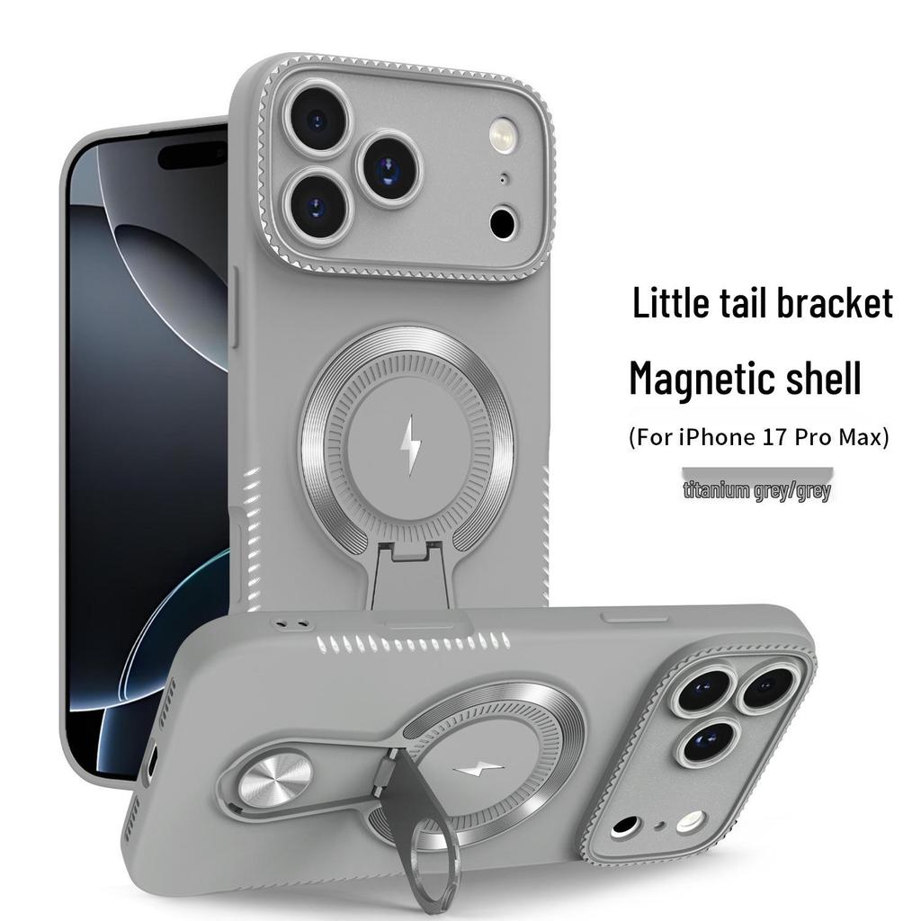 Little Tail Stand Magnetische Hülle für iPhone 17 Pro Max - Sturzsichere Softshell mit großem Fenster.