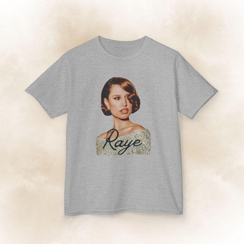 2026 Summer Fashion Trendy Tee Men Women Vintage Top Raye Tour T-shirt Cotton Hip Hop Streetwear Oversized Tshirt