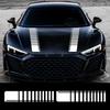 Car Engine Hood Modified Sticker Racing Stripe Sport Style Vinyl Decal For Cars Vans SUV Trucks Off-road Decoration Accessories