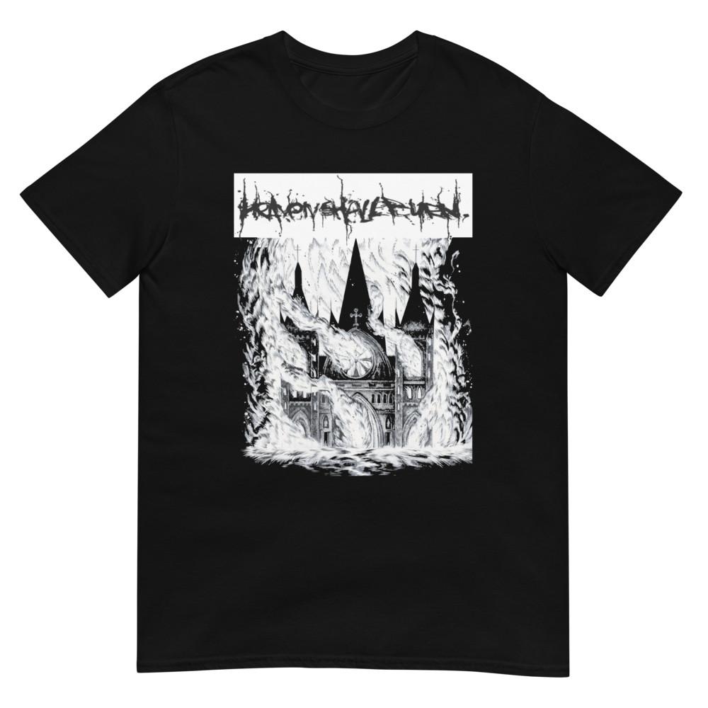 HEAVEN SHALL BURN Tshirt Death Metal Tee Men#039;s 100% Cotton Black New Unisex T-Shirt S