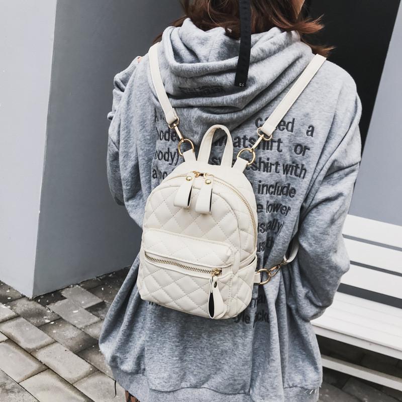 Ielgy Diamond Backpack All-Match Backpack Fashion Female Bag