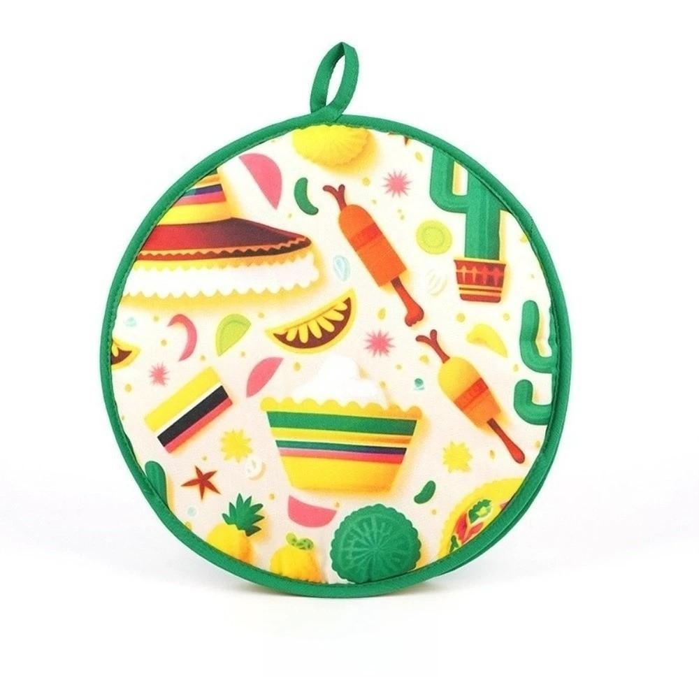 Reusable Tortilla Keeper Round Shape Tortilla Warmer Premium Insulated Bag Picnic