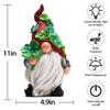 Solar Resin Elves: Garden Gnome Ornaments & Decorations