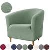 Elastic Club Chair Covers Stretch Jacquard Club Sofa Covers Single Tub Armchair Couch Slipcovers for Bar Counter Living Room