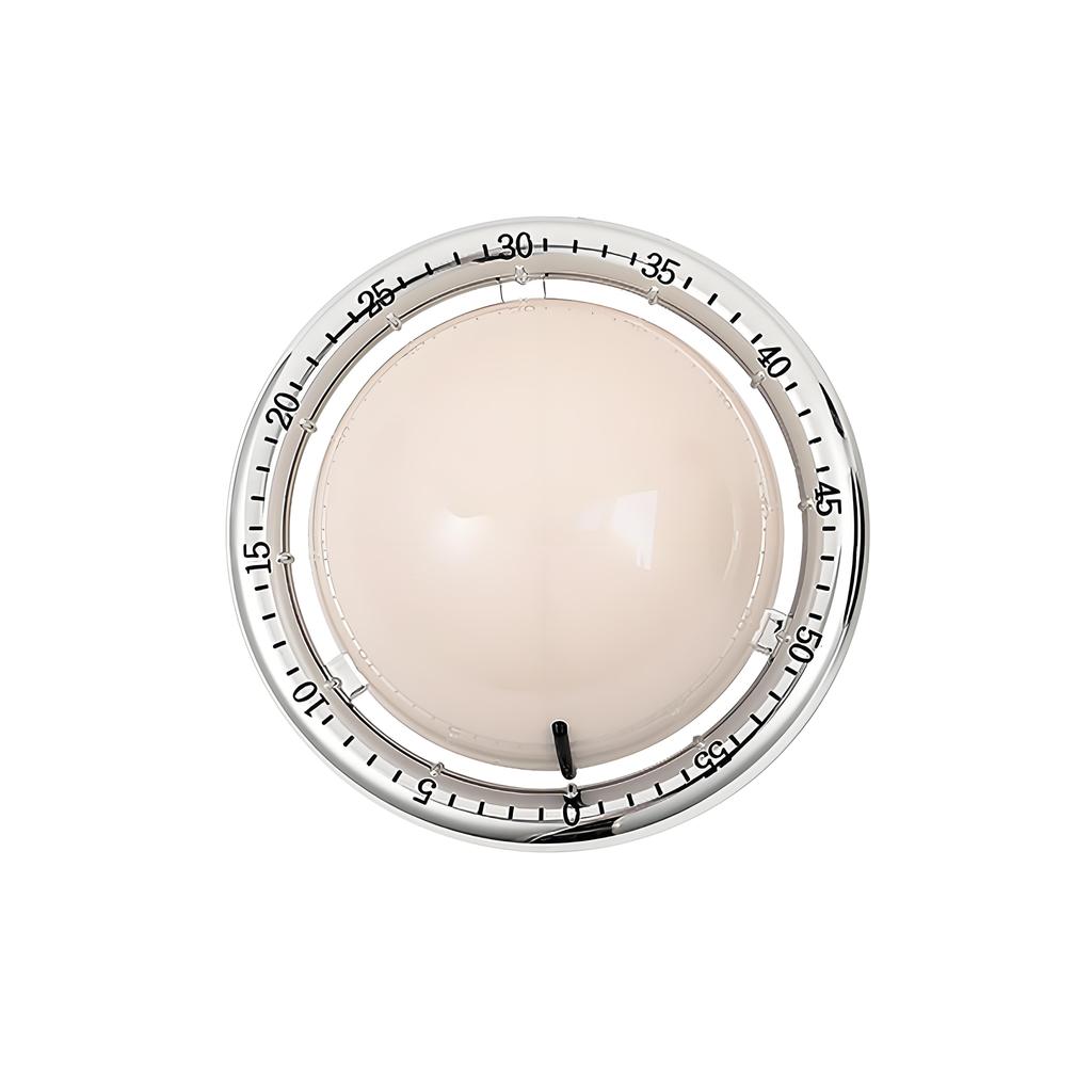 No-Battery Mechanical Kitchen Timer | 60-Min Wind-Up with Loud Alarm & Magnetic Backing | for Cooking, Classroom, Home Use