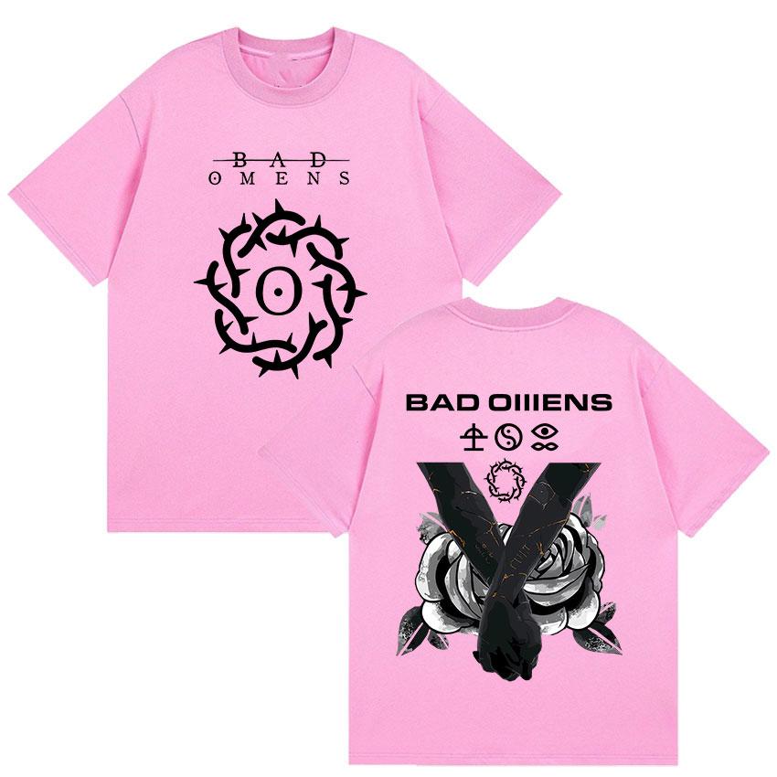 Rock Band Bad OUnisexs Graphic T Shirt Unisexs Gothic Vintage Short Sleeve Tshirts Summer High Quality Cotton Tshirt Y2k Streetwear