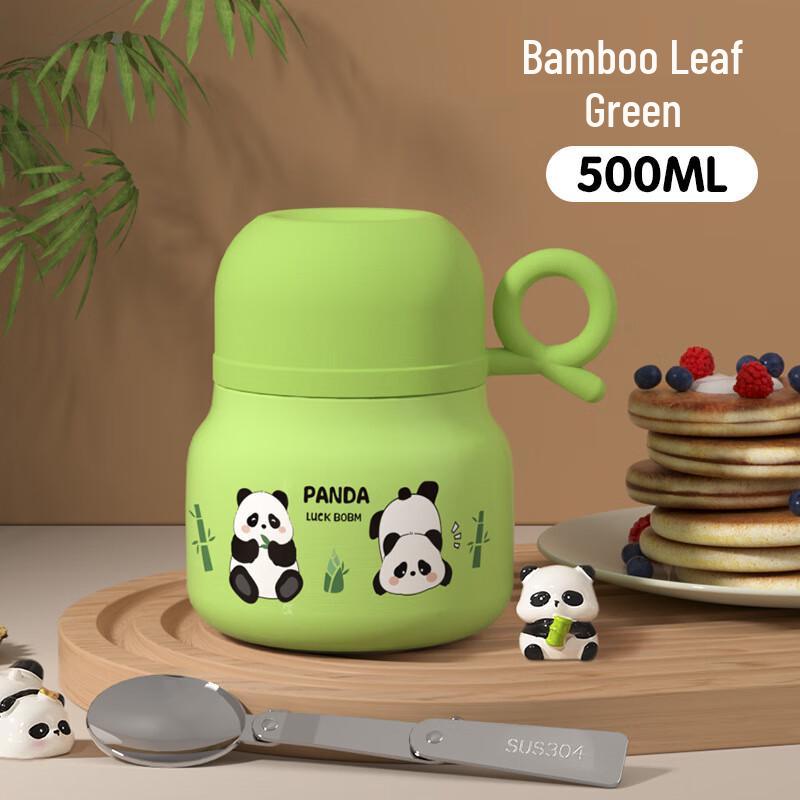 Изолированная чашка-тушилка  Панда с пузырьками