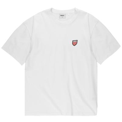 Prosto Small Shield T-shirt, Mens White T-shirt