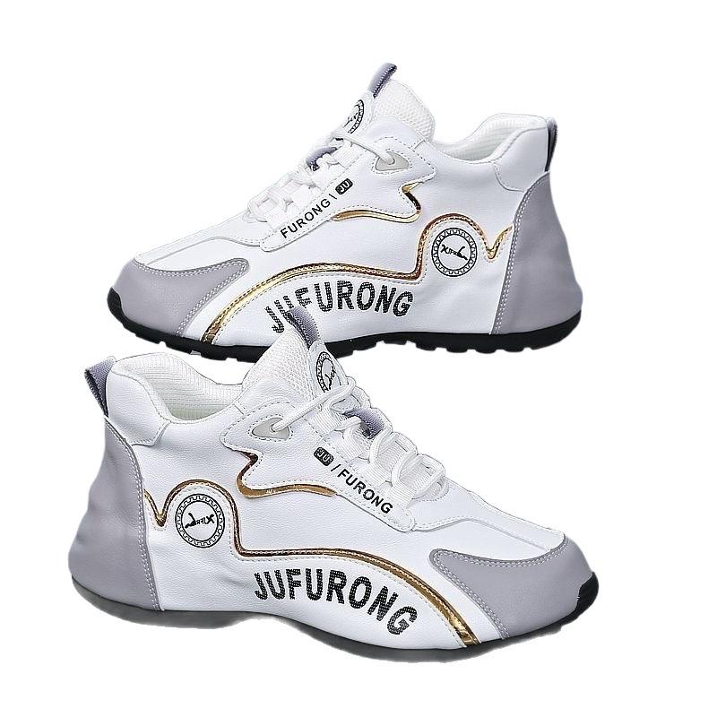 Men's and Women's Mid-Top Lace-Up Sneakers - Breathable, Lightweight, Running Panda Design, Sports Casual Shoes.