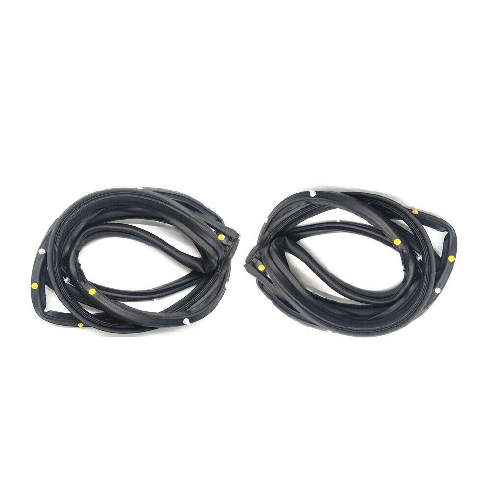 New LH & RH Front Door Molding Seal Weatherstrip for 2006-2011 Honda Civic Sedan