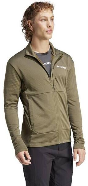 Adidas Multi Light Fleece Full Zip Jacket Olive Strata