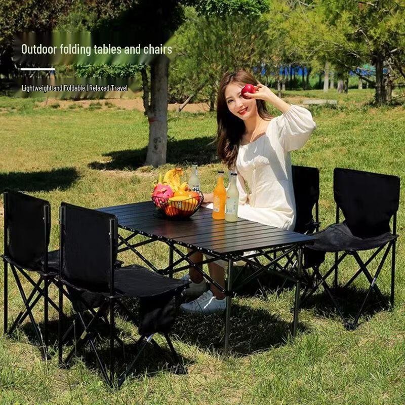 ZISIZ Outdoor Portable Folding Table