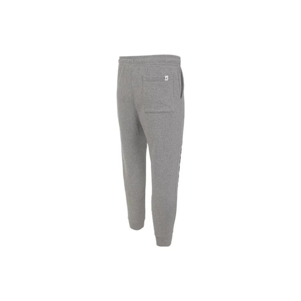Jordan AS M J ESS MMBR HLDY FLC PANT Logo Letter Print Elastic Cuff Thickened Fleece Lined Windproof Thermal (Unisex) Knitted Sweatpants