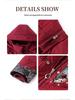 Stylish Fleece-Lined Winter Jacket for Older Women, Thickened and Hooded for Warmth