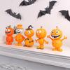 New Halloween Pumpkin Man Garden Statue Tabletop Ornament Resin Crafts Creative Decoration