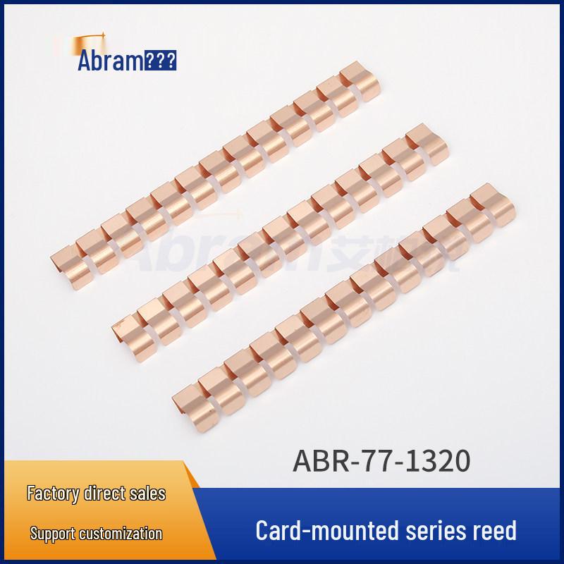 

Beryllium Copper Conductive Spring Sheet ABR-77-1320 Unplated 102MM T=0.08MM