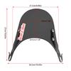 Universal Motorcycle Windshield Wind Deflector Windscreen Front Flyscreens for Motorbike 4"-7" LED Headlight