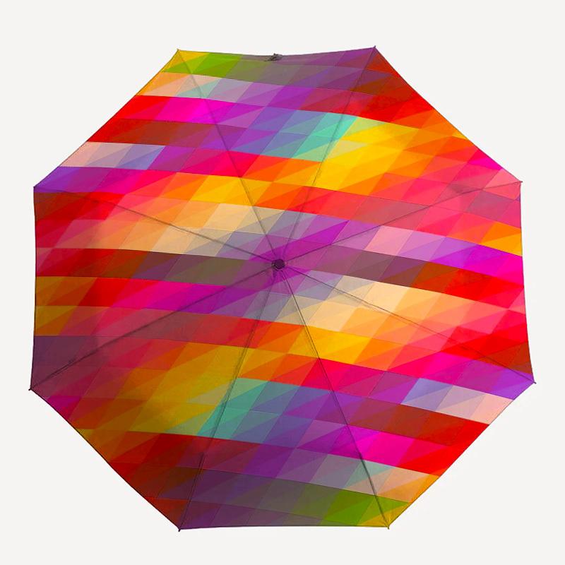 

1pc circle pattern Pattern Umbrella Design Automatic Opening and Closing Umbrella, High-quality Travel Umbrella, Lightweight and Portable, -04