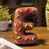 40cm Dessert Englische Buchstaben A bis Z Plüschkissen Gefüllt Bunt Ich Liebe Dich Dekokissen Rückenstütze Plüschtier Heimdeko Geschenk