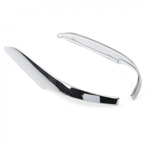Chrome Trim Cover Set- Side Rearview Mirror For Toyota Highlander 2014- Pair