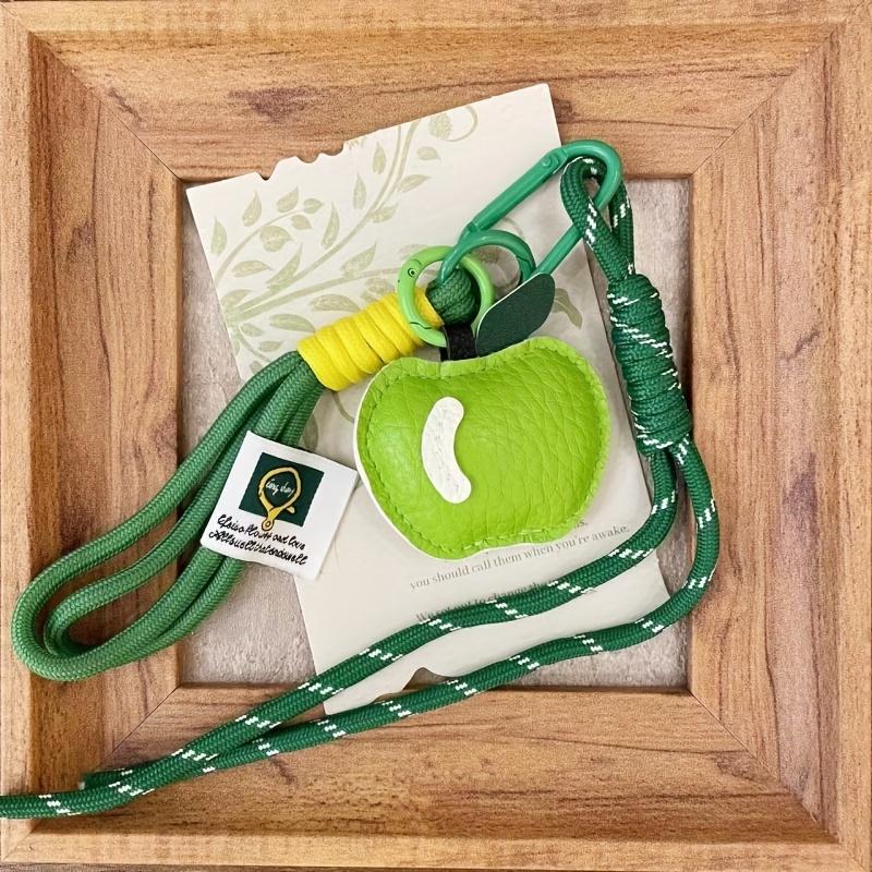 

Yogodlns Little Apple Faux Leather Mini Backpack Hanging Handbag Pendant Bag Pendant Bags Accessories one size зелений