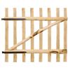 Vidaxl Wooden Gate, Hazel, 100X90 Cm