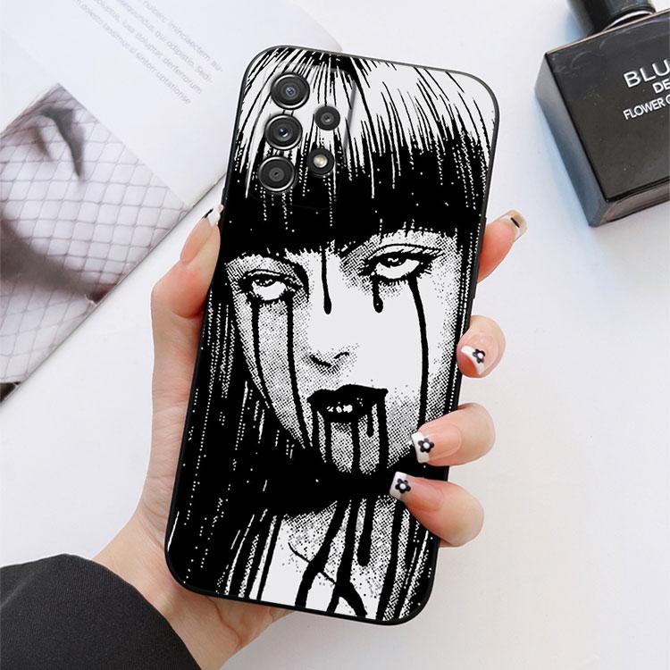 Comic T-Tomies Junjis Ito Phone Case For Samsung Galaxy S24 FE S25 Ultra A03 A04 A05 A06 A12 A13 A16 A26 A35 A36 A56 A55 Cover