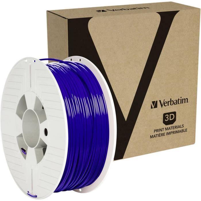 Filament PETG Verbatim 55063 - Bleu RAL 5002 - 2.85 mm - 1 kg