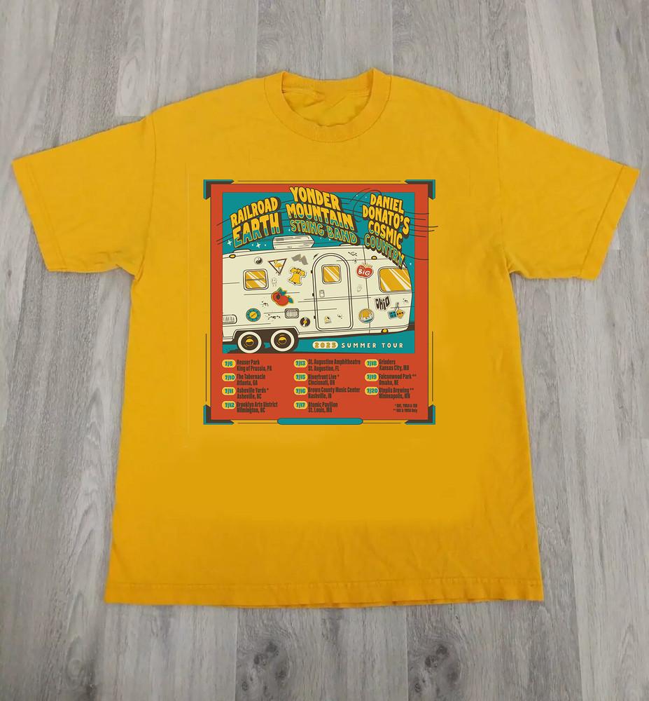 Yonder Mountain String Band Summer Tour T Shirt Size S-5XL Unisex T-Shirt XXXL