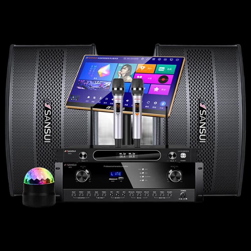 

SANSUI H11 Home KTV Audio System with Amplifier & 2T Karaoke Machine CN plug (adapter included)