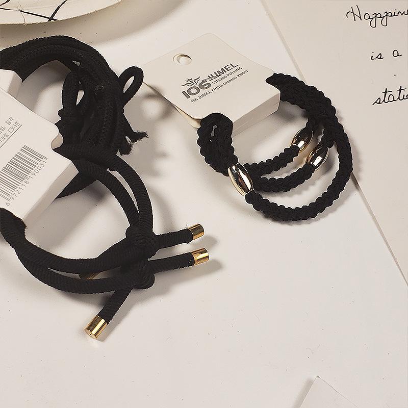 Trendy Korean Forest Hair Elastic Band - Stylish Small Leather Hair Rope for Women