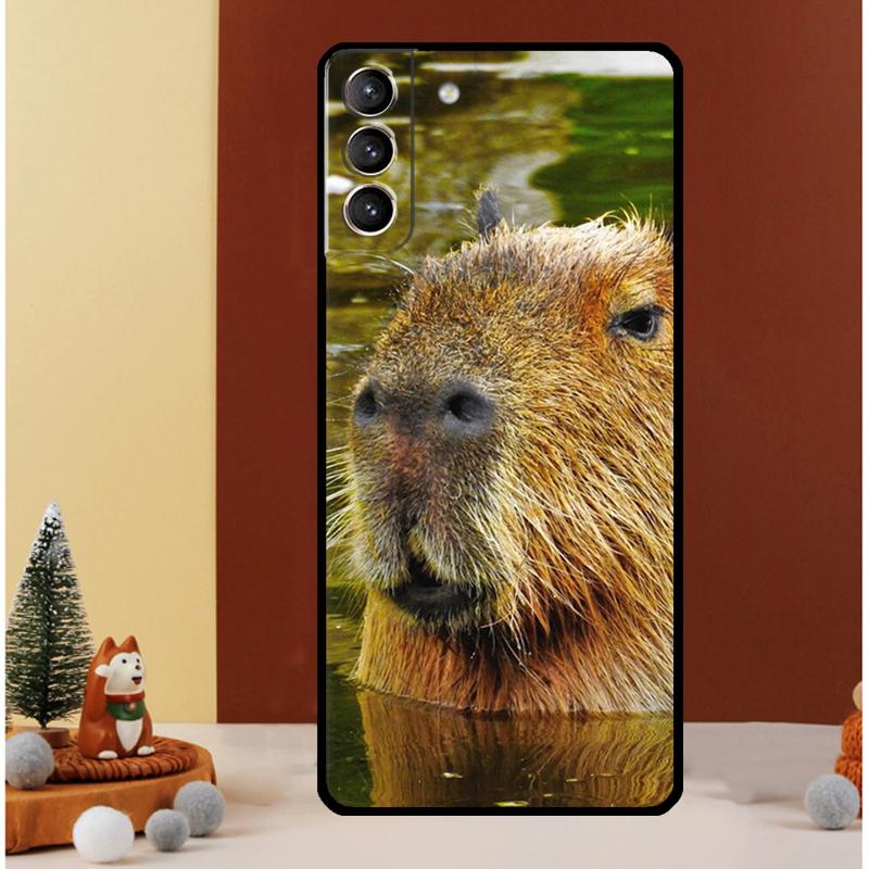 

Animal Capybara Case For Samsung Galaxy S25 S26 Ultra S21 S22 S20 S23 S24 Ultra S10 Plus S25 FE Cover Funda Galaxy S22