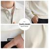 Mark Fairwhale Men's Old Money Style Polo Collar Knit Sweater