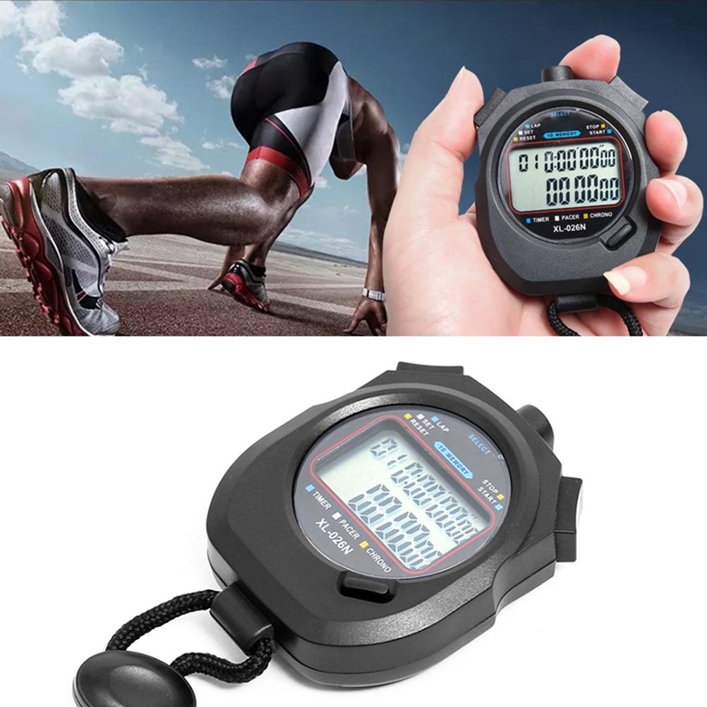 Digital Stopwatch Electronic Digital Sport Stopwatch Timer Waterproof Non Slip Referee Timer for Competitive Game