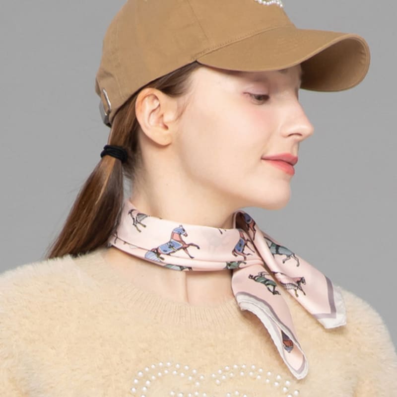 DOYOUKNOWMC ALL SEASON Mini Mal Pastel Pink Petite Scarf