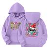 Child Fashion Lightweight Long Sleeve Pullover With Pockets  Print Hoodie
