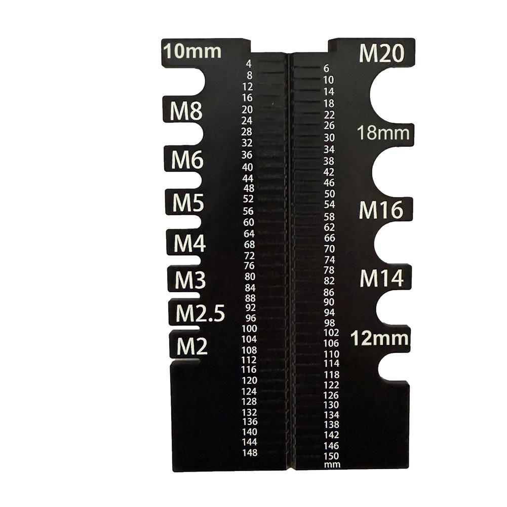 1pc Thread Pitch Gauge Portable Ruler Adapter For Screw And Bolt Measuring Tools Length Measuring Ruler For Applications Repairs