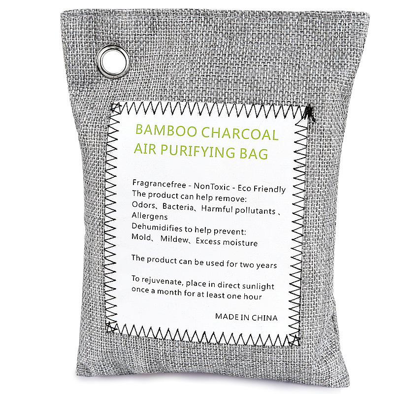 Bamboo Charcoal Odor Remover: Moisture-Proof, Formaldehyde Decomposer for Freshening Car and Home