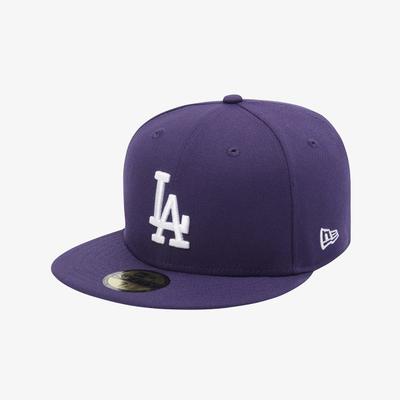 New Era Mlb La Dodgers Fitted Cap Purple 15131699