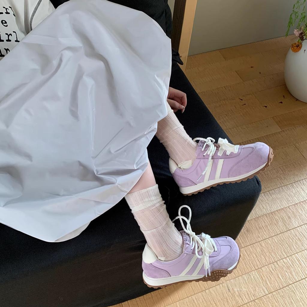 Dopamine Purple Forrest Gump Shoes Women's 2025 New Spring and Summer Soft-soled Ballet Training Shoes Light Leisure Sports Commuting