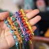 Friends Braid Rope Unisex Demon Eye Bracelet Crystal Bead Bracelet Female Bracelet Fashion Jewelry