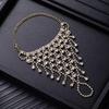 Trendy Tassel Bracelet Creative Finger Bangle Bracelet Hand Crystal Bracelet Chain  Beach Party