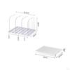 Regalteiler Schrankteiler Trennwand für Schlafzimmer, Bastelzimmer Organizer