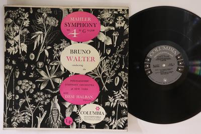 LP Schallplatte BRUNO WALTER DESI HALBAN PHILHARM  Mahler Symphonie Nr.. 4 In G-Dur ML54031 COLUMBIA MASTE US Klassisch Gebraucht