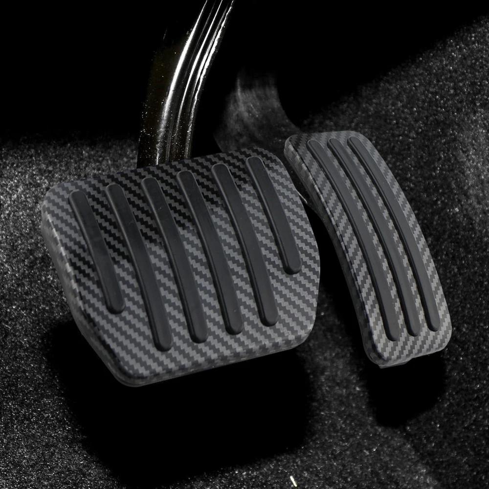 Pedali Auto per Tesla Model 3 Model Y 2025 2025 2025 Acceleratore Pedale Freno Gas Copertura Antiscivolo Pad Fibra di Carbonio Accessori
