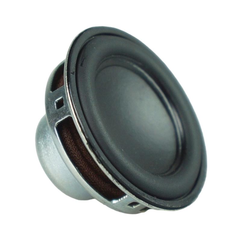 2Pcs 45mm 4Ohm 8W Portable Speakers 1.7inch 16 Cores Small Full Ranges Rubber Side Inner Magnetic Speakers Replacement